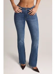 High-Rise Bootcut Jeans in Mid Wash - 7