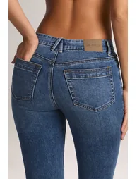 High-Rise Bootcut Jeans in Mid Wash - 4