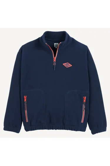 Fleece Half Zip Sweatshirt