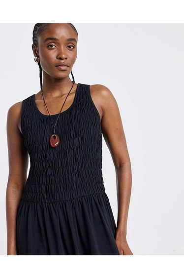 Shirred Jersey Midi Dress product thumbnail 3