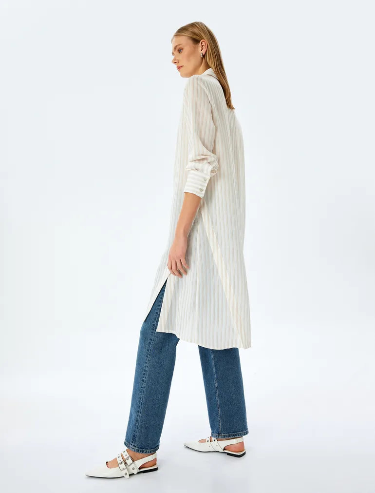 Oversize Midi Tunic Dress - 1