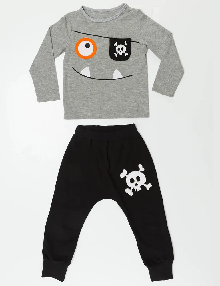 Happy Pirate Boy's T-shirt Trousers Set - 1