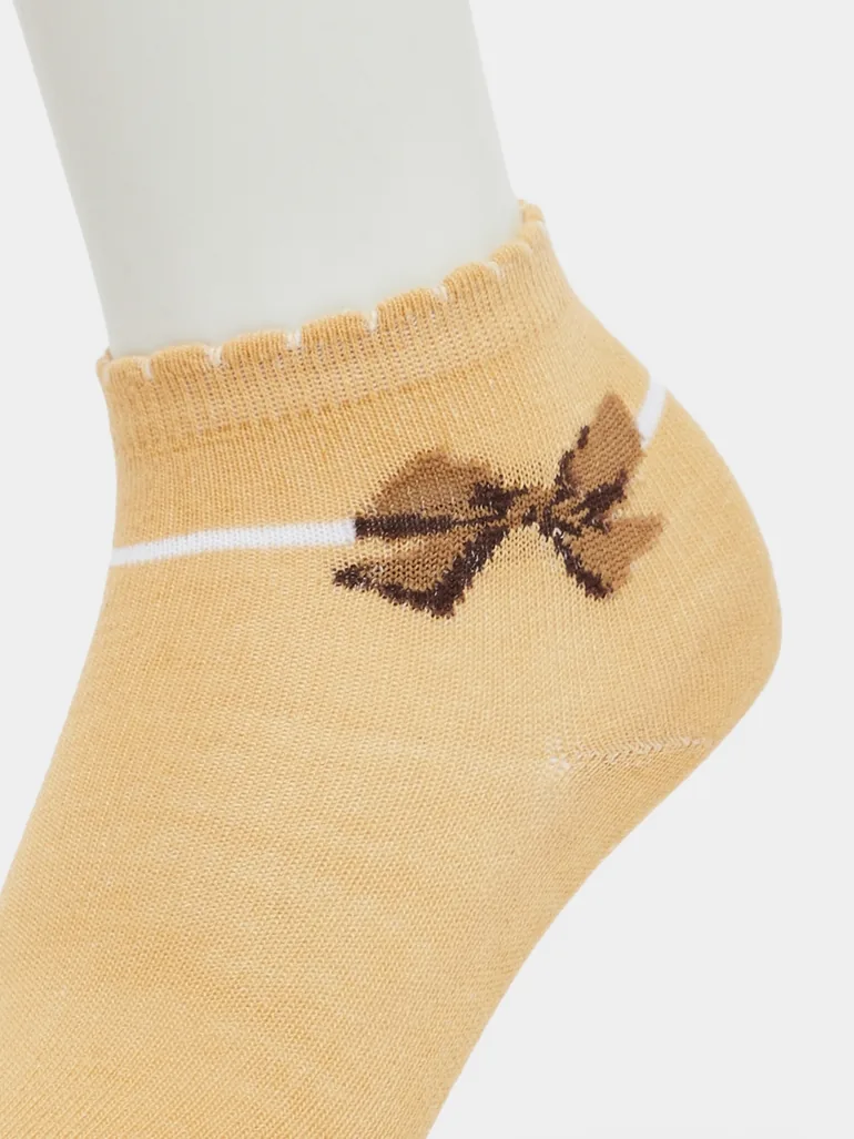 Pack of 5 - Kids Cotton Ankle Socks - 2