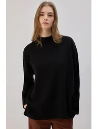 TURTLENECK BASIC KNIT SWEATER - 4