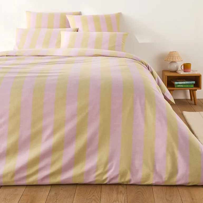 Tamori Amber/Mauve Pillowcase in Cotton - 2