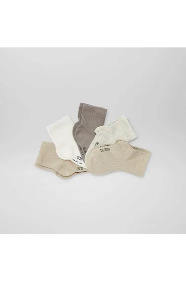 Pack of 3 pairs of socks BEIGE