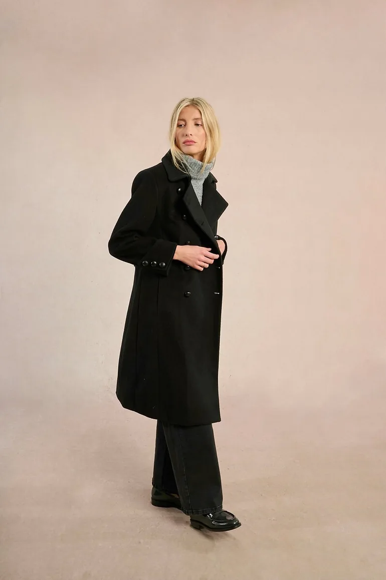 Military Style Coat - 1