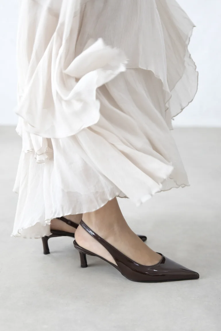 Molly Women's Heeled Patent Leather Shoes