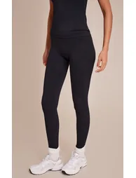 Tall Black Seamless Logo High Waist Scrunch Bum Leggings - 1