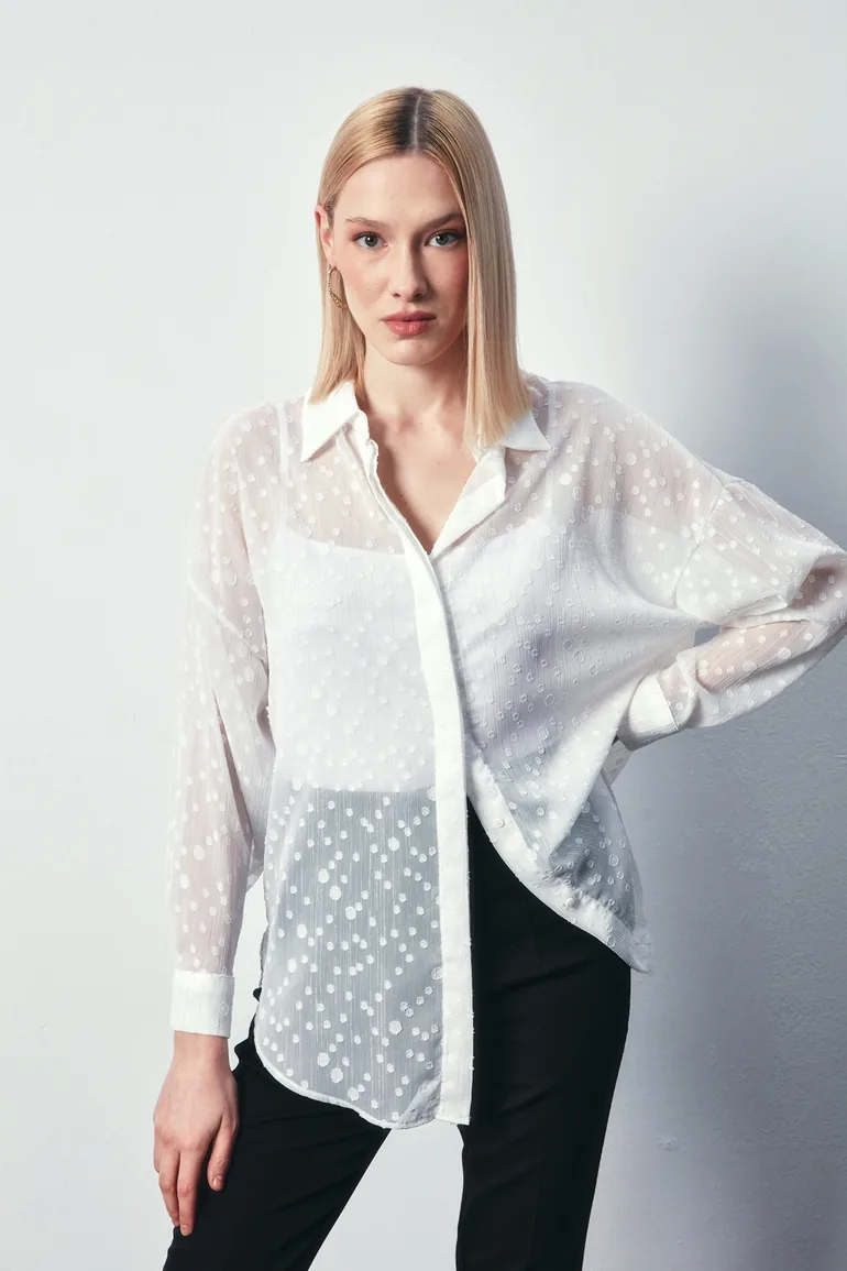 Patterned Long Shirt