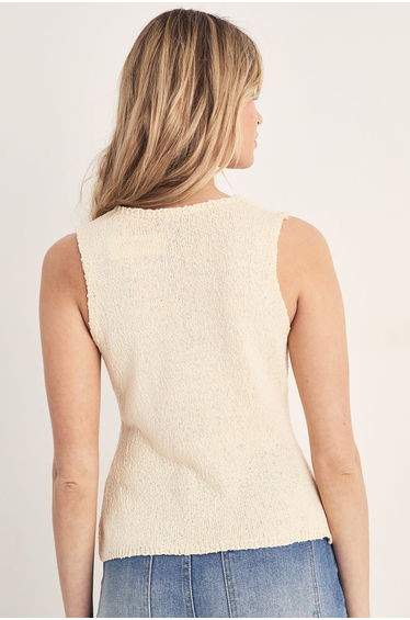 Boucle Knitted Vest product thumbnail 3
