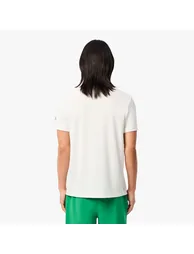 Men's Lacoste Tennis X Novak Djokovic T-Shirt in White - 1