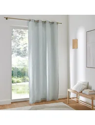 Cottage Cotton/Linen Curtain with Eyelets
