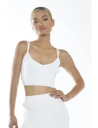 Tank Cropped Top - White - 1