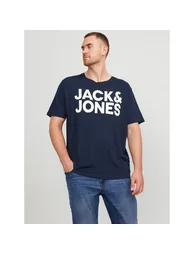 Jack & Jones Mens Corp Plus Size Big Tall Short Sleeve T-Shirt Top Tee