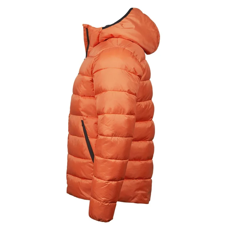 Tee Jays Adult Lite Hooded Padded Jacket - Dusty Orange - 2