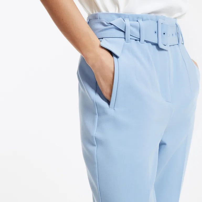 Belted Cigarette Trousers - 2