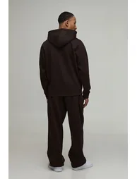 Essential Regular Fit Over The Head Hoodie - chocolate - 2
