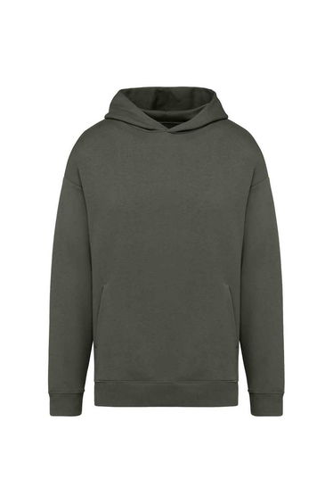 Native Spirit Unisex Adult Oversized Hoodie - Organic Khaki