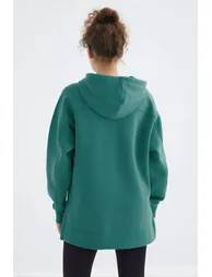 TOMMY Oversized Hooded Sweatshirt With Pocket - 5