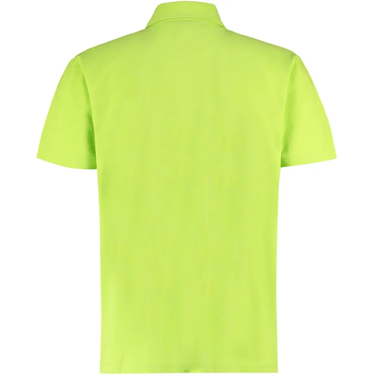 Kustom Kit Mens Regular Fit Workforce Pique Polo Shirt - Lime Green - 1