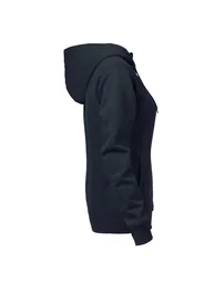 Printer Womens/Ladies Overhead Full Zip Hoodie - Dark Navy - 1