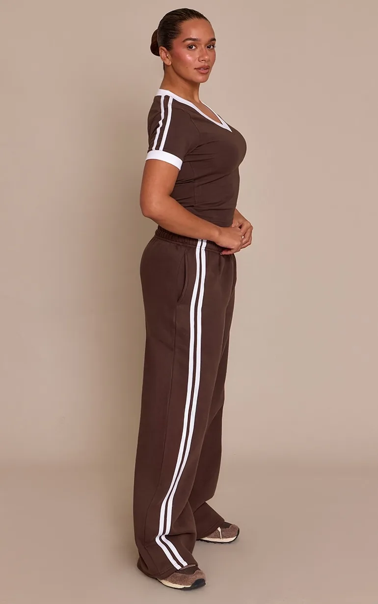 Shape Chocolate  Side Stripe Jogger - 1