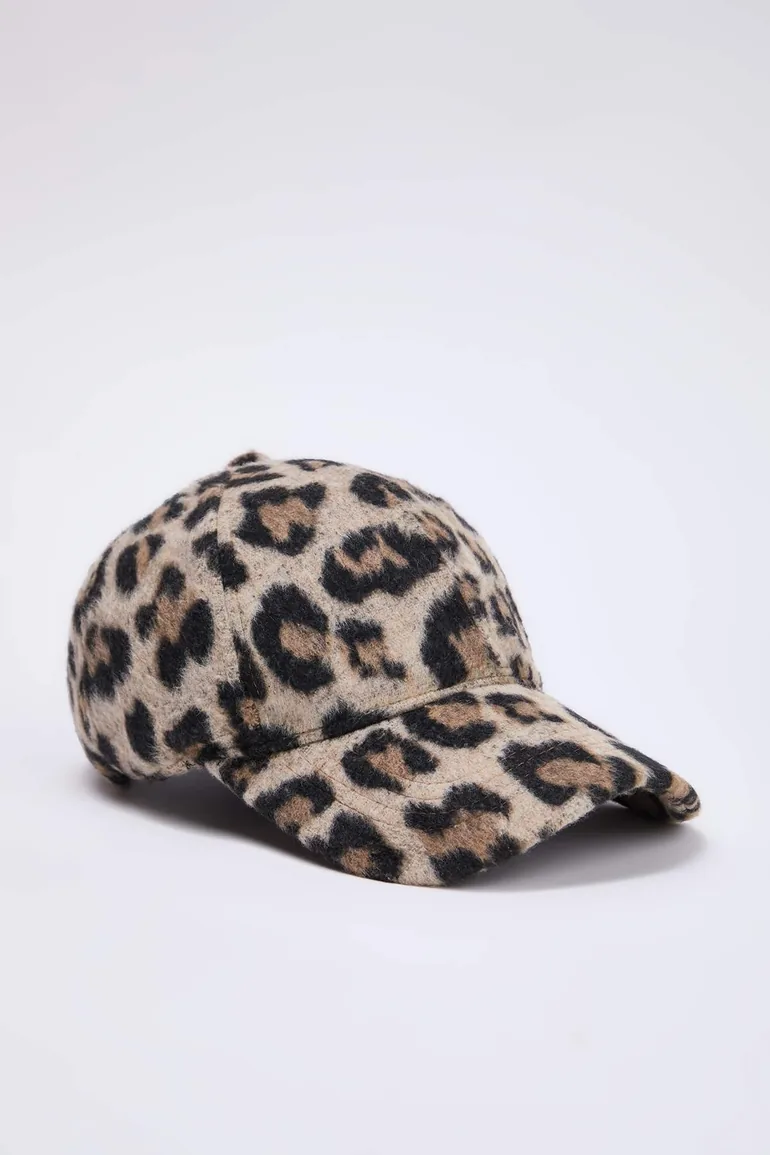 Beige Knitted Women's Hat