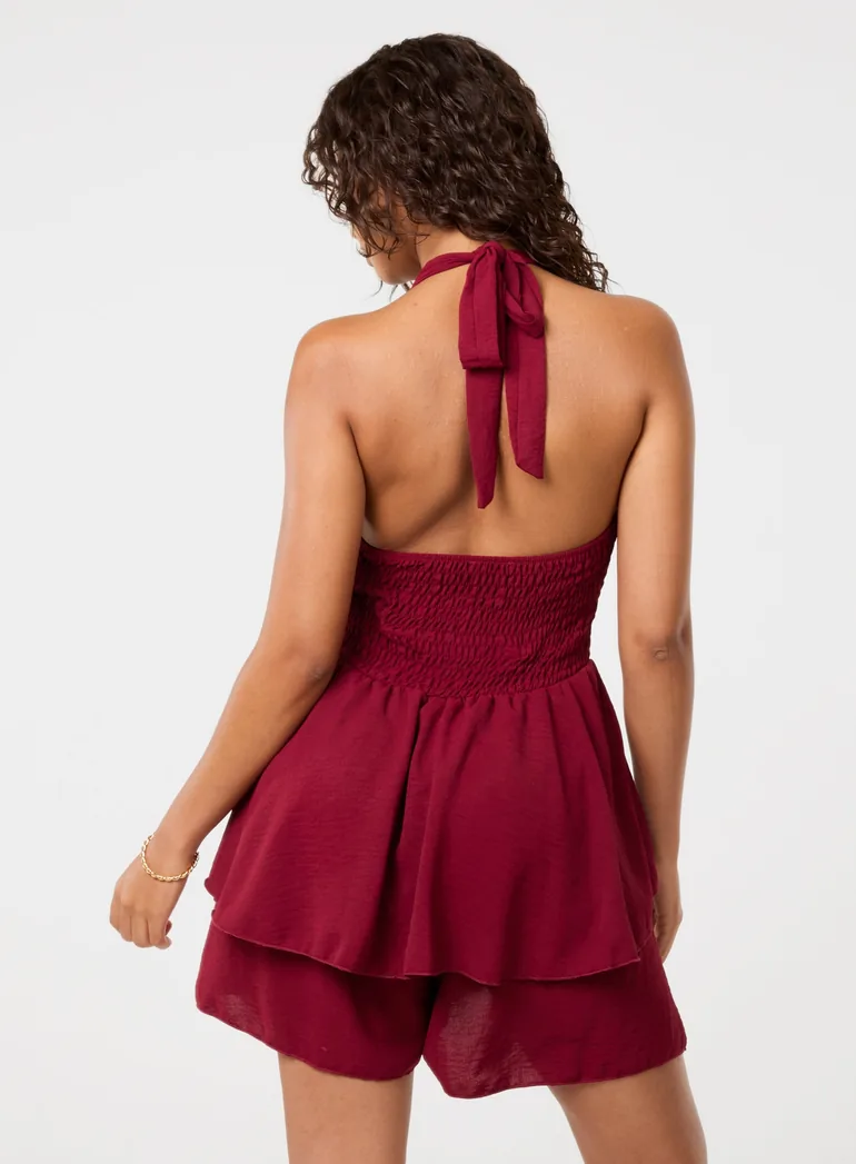 Halter Neck Dress - 4