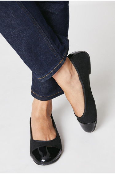 Good For The Sole: Wide Fit Tilly Ballet Pumps