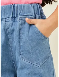 Pocket Detail Paperbag Waist Jeans - 2