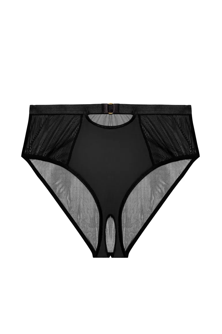 Kristina Black Ouvert High Waist Brief