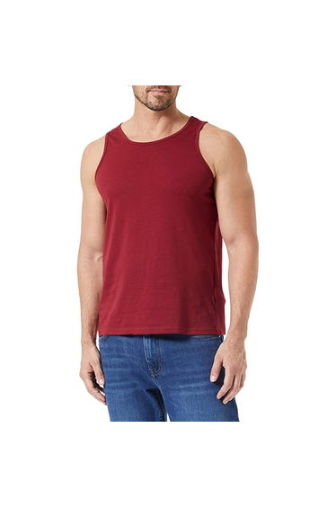 Mens Basic Tank Top - Burgundy
