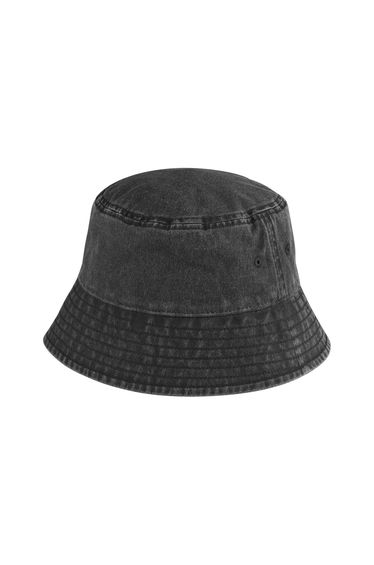 Beechfield Unisex Adult Vintage Bucket Hat - Vintage Black