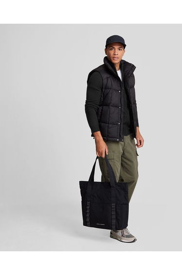Lambswool Blend Zip Through Cardigan Jet Black Marl