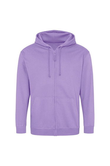 Awdis Mens Full Zip Hoodie - Dusty Lavender