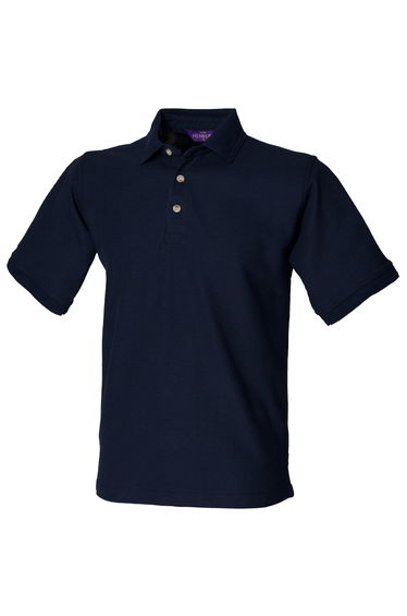 Henbury Mens Ultimate 65/35 Polo Shirt - Navy