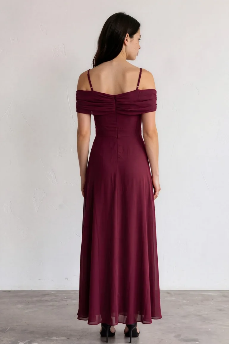TFNC Dany Plum Maxi Dress - 2