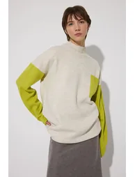 KNITWEAR TUNIC WITH POCKET DETAILED - 2