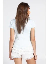 Calabasas Football Tee - blue - 1