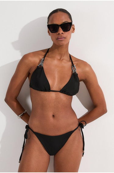Hardware Detail Tie Side Bikini Bottoms product thumbnail 4