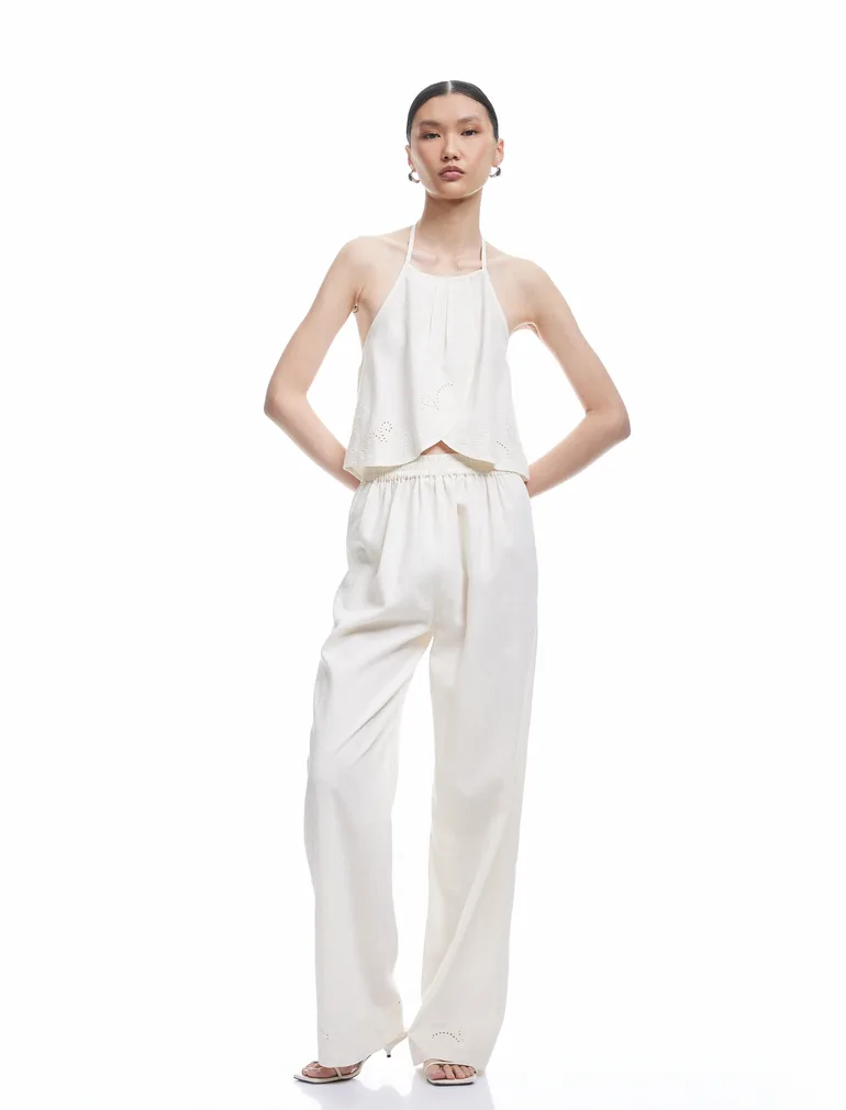 Straight Wide-Leg Pants - 2