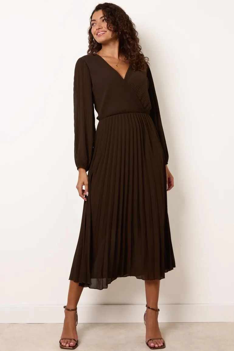 Chiffon Pleated Dress
