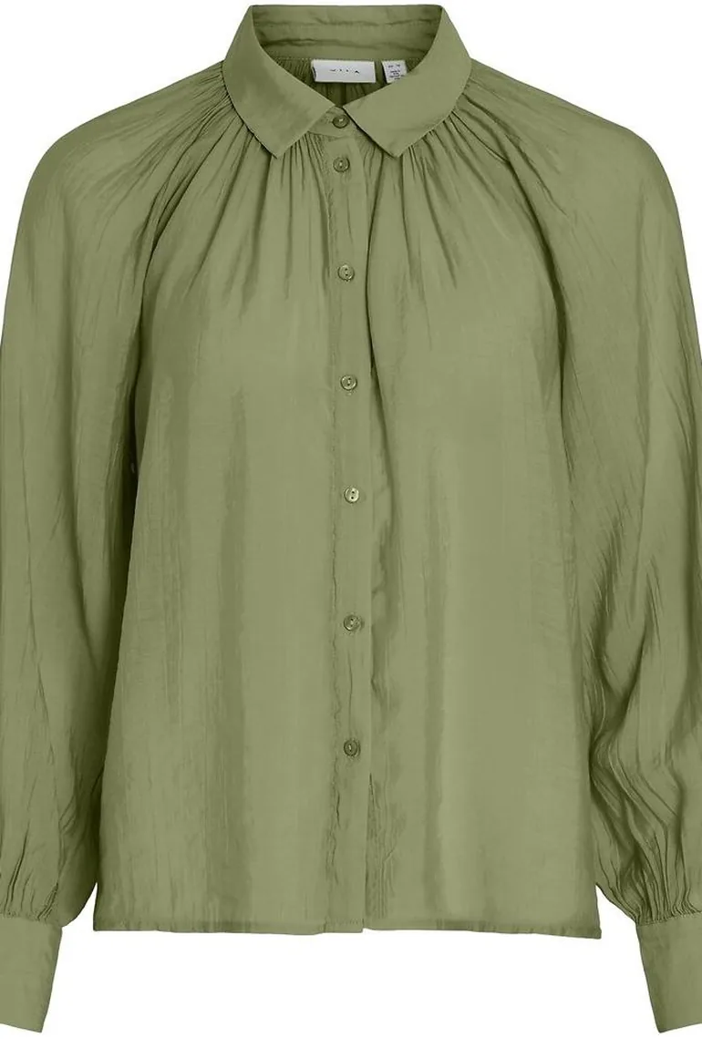 Loose Fit Button-Down Blouse