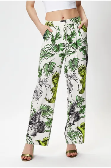 Women's Trousers with High Rise Fit