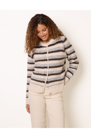 Striped Knitted Cardigan product thumbnail 3
