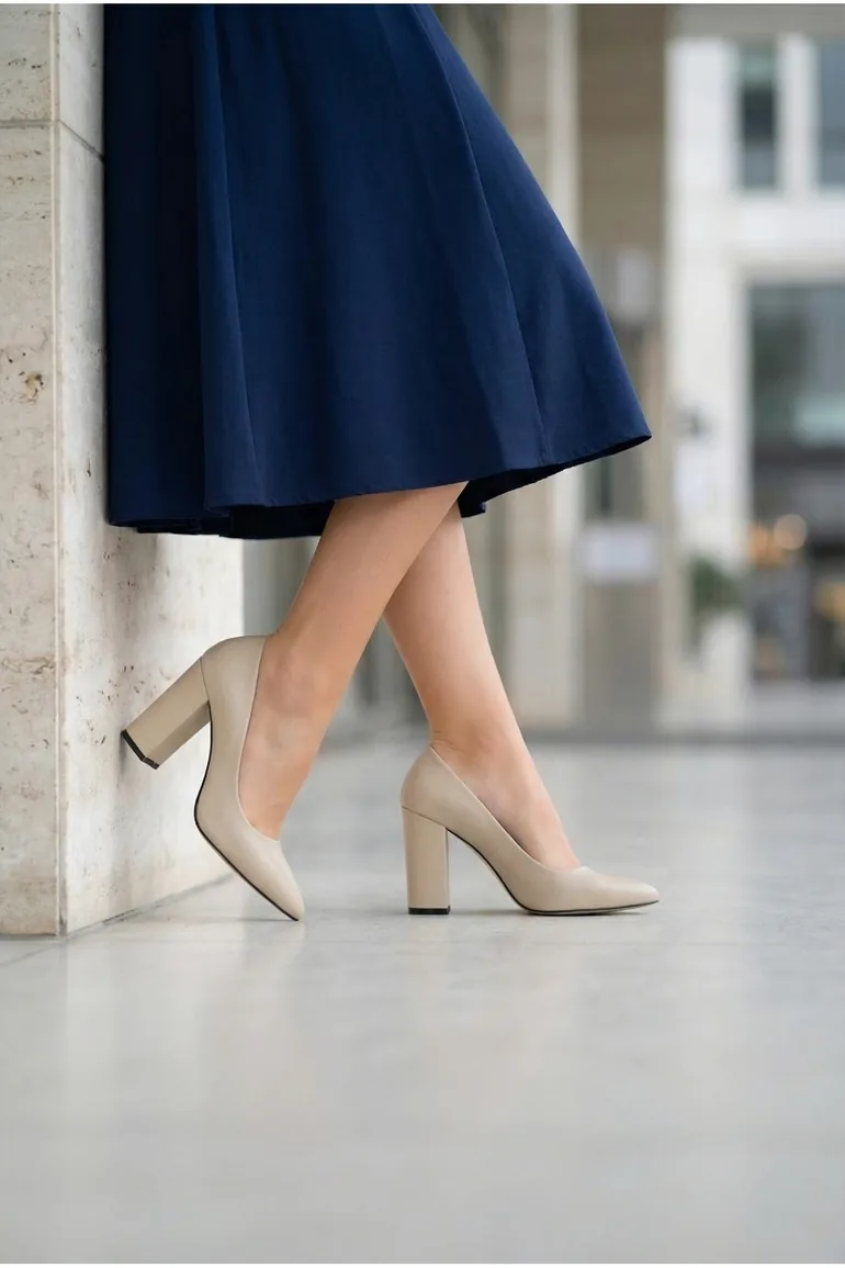Ten Women's Classic Heeled Shoes