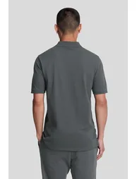 Plain Polo Shirt Gunmetal Grey - 2