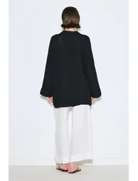MUSLIN WIDE SLEEVE KIMONO - 3
