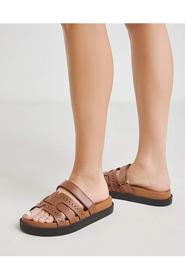 Woven Touch and Close Sandal Wide